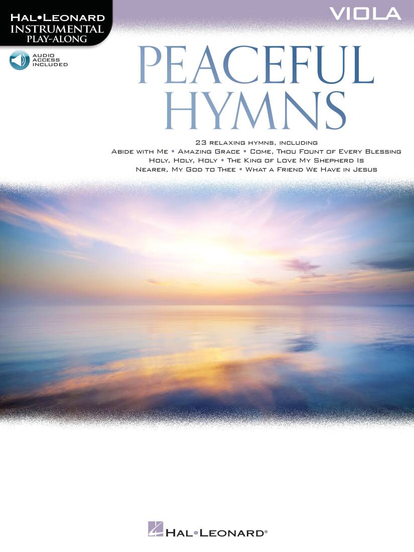 Peaceful Hymns - Viola - Book/Audio Online