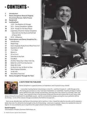 Modern Drummer Legends: Danny Seraphine - Book