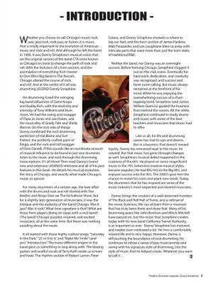 Modern Drummer Legends: Danny Seraphine - Book