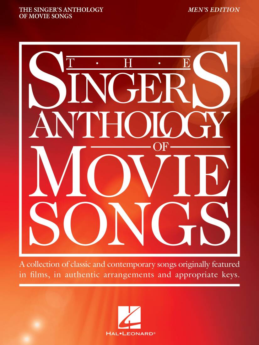 The Singer\'s Anthology of Movie Songs - Men\'s Edition - Book