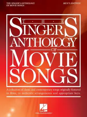 Hal Leonard - The Singers Anthology of Movie Songs - Mens Edition - Book