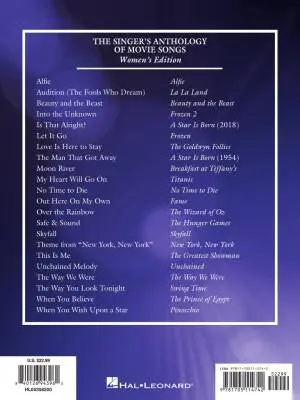The Singer\'s Anthology of Movie Songs - Women\'s Edition - Book