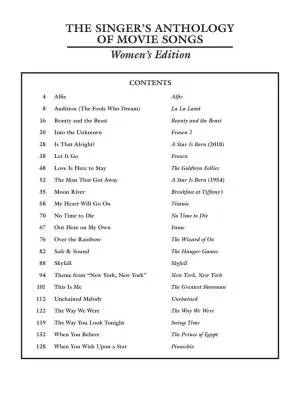 The Singer\'s Anthology of Movie Songs - Women\'s Edition - Book
