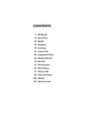 Foo Fighters: Greatest Hits - Piano/Vocal/Guitar - Book