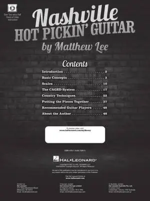 Nashville Hot Pickin\' Guitar - Lee - Book/Video Online