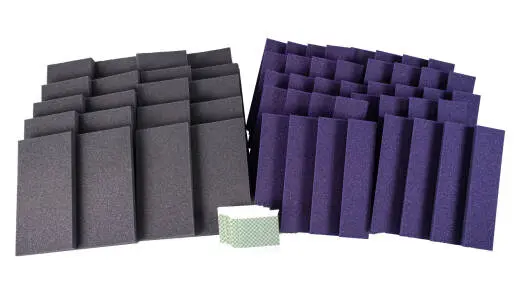Auralex - Streamer Starter Kit (10) DST-112 + (10) DST-114 - Purple