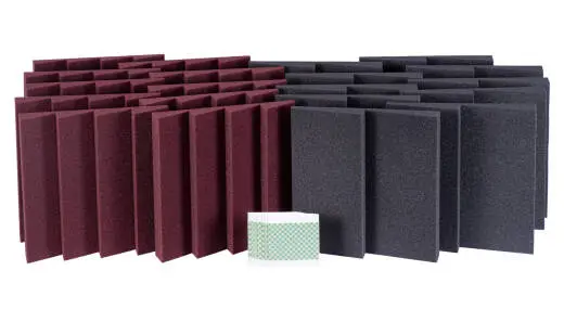 Auralex - Streamer Starter Kit (10) DST-112 + (10) DST-114 - Burgundy
