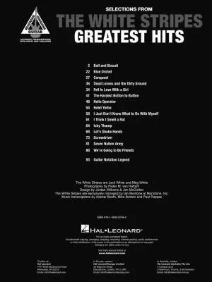 The White Stripes: Greatest Hits - Guitar TAB - Book