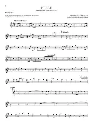 101 Disney Songs - Recorder - Book
