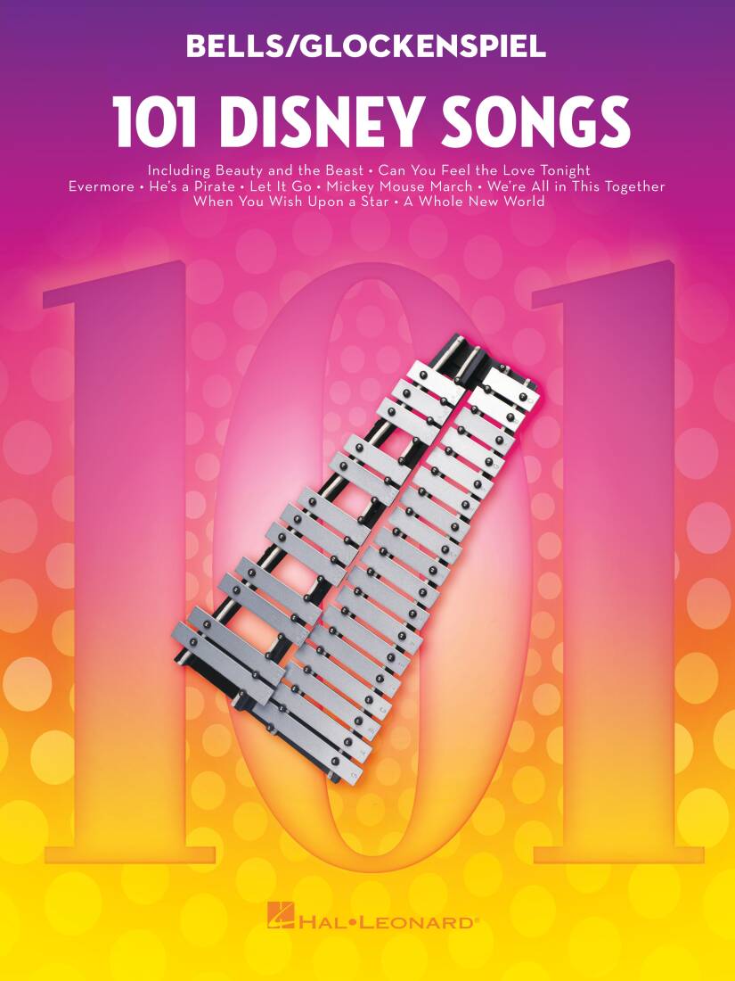 101 Disney Songs - Bells/Glockenspiel - Book