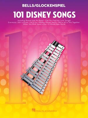Hal Leonard - 101 Disney Songs - Bells/Glockenspiel - Book