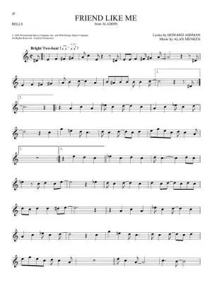 101 Disney Songs - Bells/Glockenspiel - Book