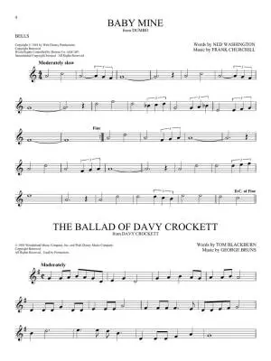 101 Disney Songs - Bells/Glockenspiel - Book