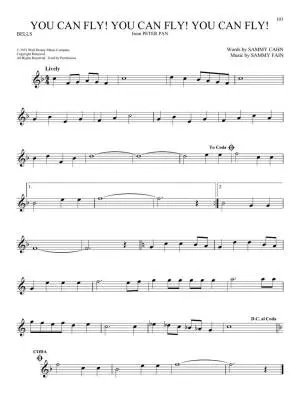 101 Disney Songs - Bells/Glockenspiel - Book