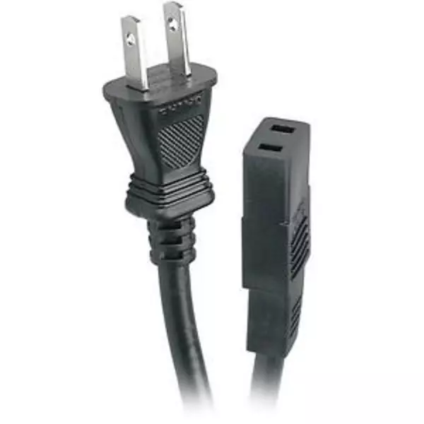 2 Prong Detachable AC Cable