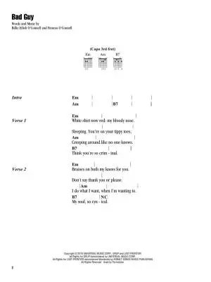 Billie Eilish: Strum & Sing - Guitar - Book