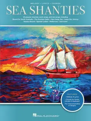 Hal Leonard - Sea Shanties - Melody/Lyrics/Chords - Book