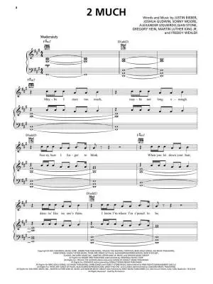 Justice - Bieber - Piano/Vocal/Guitar - Book