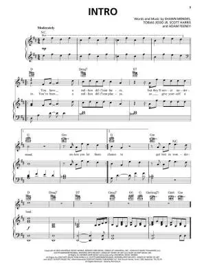 Wonder - Mendes - Piano/Vocal/Guitar - Book