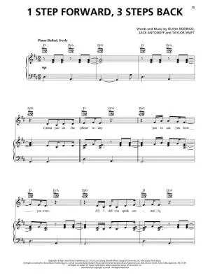 Sour - Rodrigo - Piano/Vocal/Guitar - Book