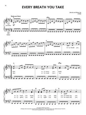 Easy Pop Songs for Accordion - Book
