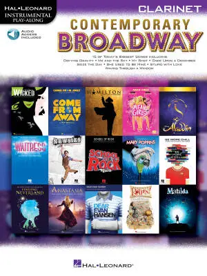 Hal Leonard - Contemporary Broadway - Clarinet - Book/Audio Online