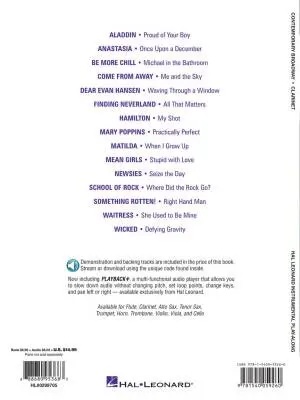 Contemporary Broadway - Clarinet - Book/Audio Online