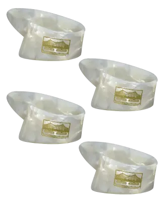 Golden Gate Picks - Pearloid Thumb Pick - Medium (4 Pack)