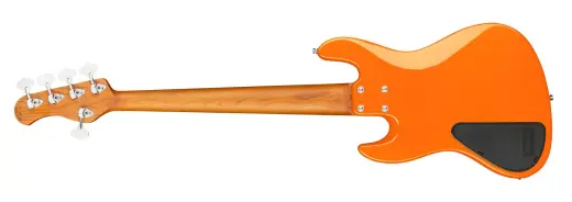 MetroExpress 21-Fret Hybrid P/J 5-String Bass with Gigbag - Candy Apple Orange