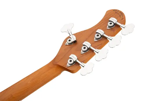 MetroExpress 21-Fret Hybrid P/J 5-String Bass with Gigbag - Candy Apple Orange