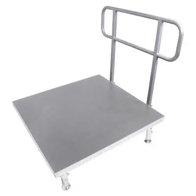 ProX - 4 FT Professional Single Guard Rail for StageQ Portable Stage Platform