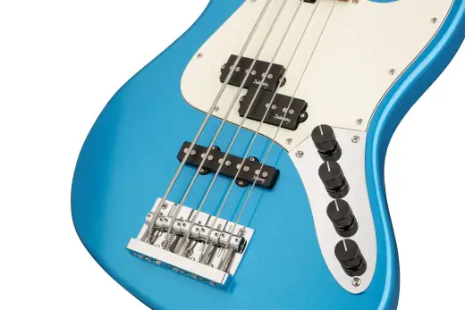 MetroExpress 21-Fret Hybrid P/J 5-String Bass with Gigbag - Ocean Blue