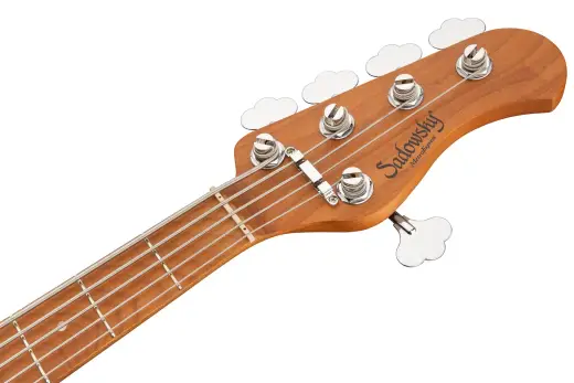 MetroExpress 21-Fret Hybrid P/J 5-String Bass with Gigbag - Ocean Blue