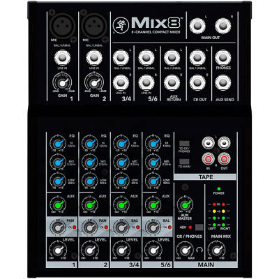 Mackie - MIX Series 8 Channel Compact Mixer