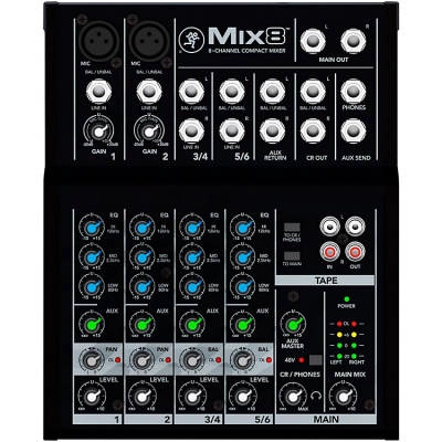 Mackie - MIX Series 8 Channel Compact Mixer