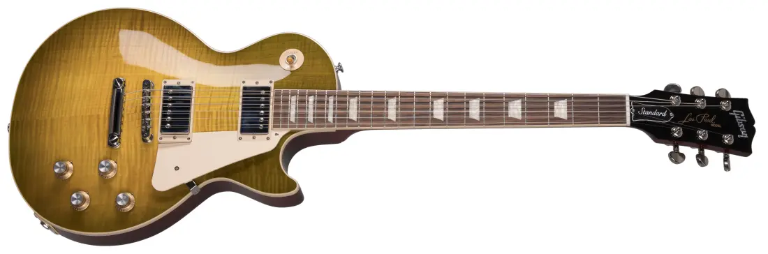 Les Paul Standard \'60s AAA Electric Guitar with Hardshell Case - Green Lemon Fade