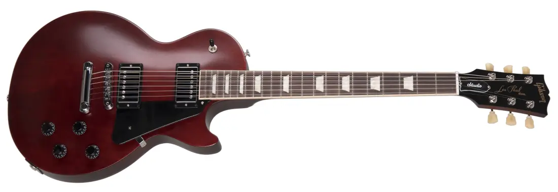 Les Paul Studio Electric Guitar with Soft Shell Case - Faded Satin Cherry