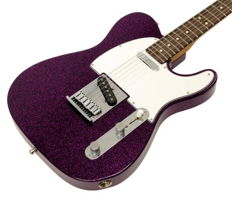 Limited Edition Custom Deluxe Telecaster NOS, AAA Rosewood Fingerboard - Magenta Sparkle