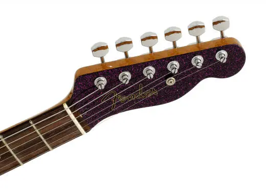 Limited Edition Custom Deluxe Telecaster NOS, AAA Rosewood Fingerboard - Magenta Sparkle