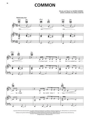 Maren Morris Sheet Music Collection - Piano/Vocal/Guitar - Book