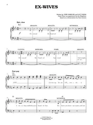 Six: The Musical - Marlow/Moss - Easy Piano - Book