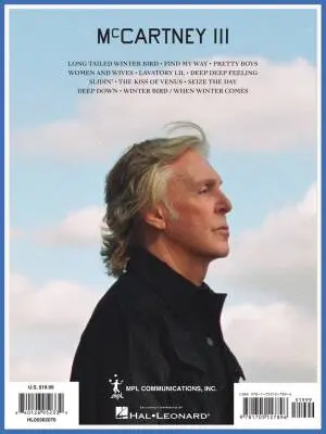 Paul McCartney III - Piano/Vocal/Guitar - Book