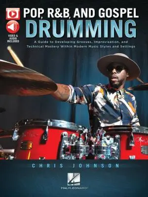 Hal Leonard - Pop, R&B and Gospel Drumming - Johnson - Drumset - Book/Media Online