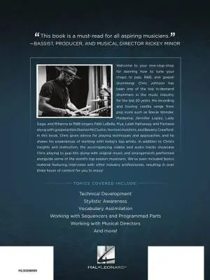 Pop, R&B and Gospel Drumming - Johnson - Drumset - Book/Media Online
