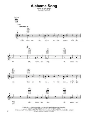 The Doors for Ukulele - Book