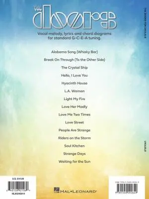 The Doors for Ukulele - Book