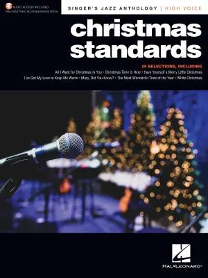 Hal Leonard - Christmas Standards: Singers Jazz Anthology - Edstrom - High Voice/Piano - Book/Audio Online