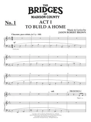 The Bridges of Madison County - Brown - Vocal Score