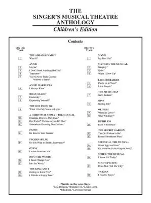 Singer\'s Musical Theatre Anthology - Children\'s Edition - 2CDs