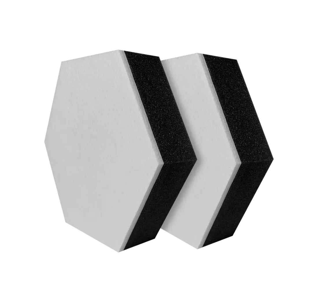 10\'\' Synergy Hexagon Panels (2) 2.4\'\' Thick - White